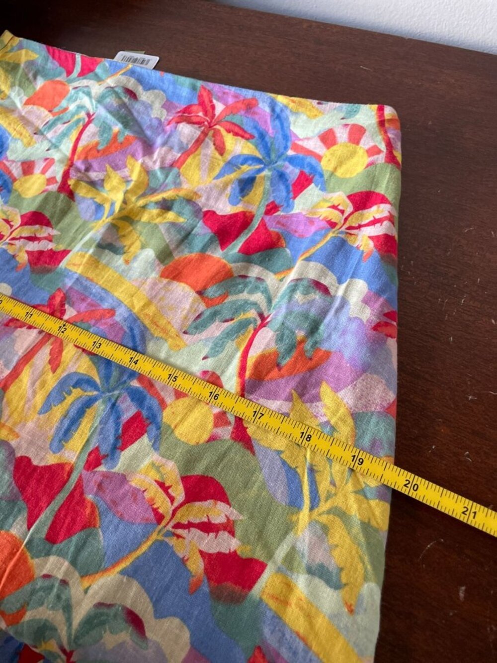 NWT Marine Layer Ryan Midi Slip Skirt Tropical Palm SZ 6 Vacation Wear - Picture 10 of 12